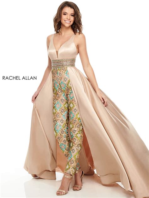 Jumpsuit Rachel Allan 7061 Prom Dress