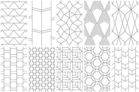 Simple Line Geometric Patterns Graphics Youworkforthem
