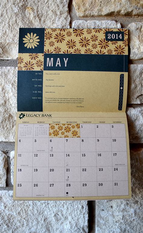 Legacy Bank Calendar 2014 On Behance