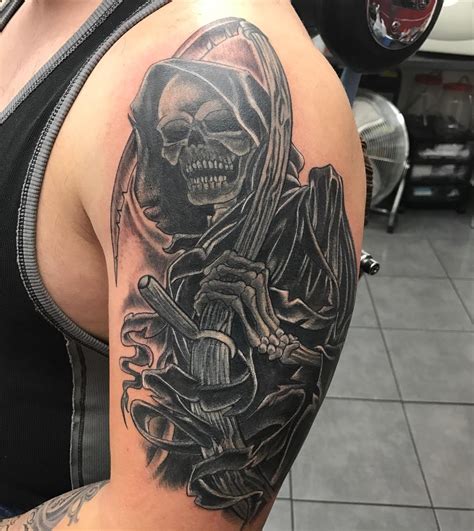 95 Best Grim Reaper Tattoo Designs And Meanings 2019