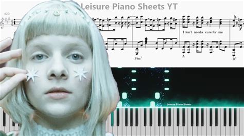 Aurora Cure For Me Piano Tutorial By Leisure Piano Sheet Youtube