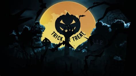 You prepared everything for halloween already? Halloween Logo » Free After Effects Template