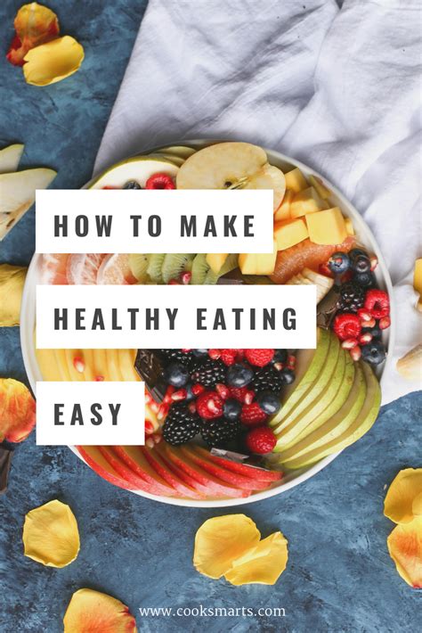 How To Make Healthy Eating Easy Cook Smarts Easy Healthy Eating
