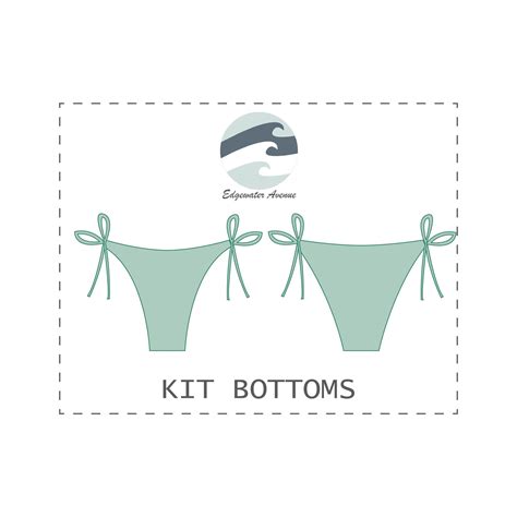 Diy Reversible String Tie Kit Bikini Bottoms Pdf Sewing Etsy
