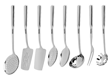 Viking Stainless Steel Kitchen Utensil Set 8 Piece Cutlery And More