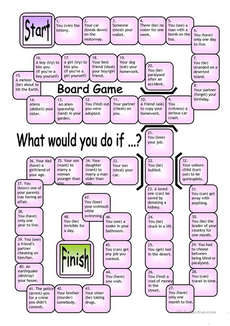 All About You Board Game English Esl Worksheets For Distance Learning