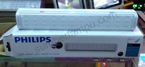 Ecolink philips lampu led emergency rechargeable 8w putih: Lampu Emergency Philips LED 36 3050S - Toko Sumber Lampu