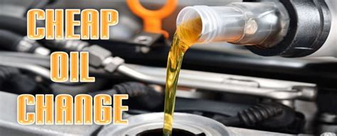 How To Find Cheap Oil Change Near You