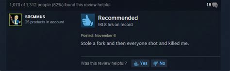 Fallout New Vegas As Told By Steam Reviews Kotaku