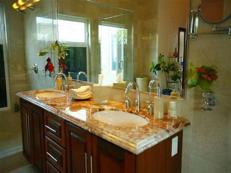 Beautiful guest bathroom with floating vanity, large tile and lots of natural light. Countertop Decorating Ideas Decorating Ideas With On ...