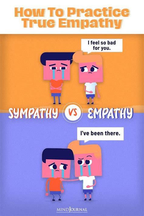 Empathy Vs Sympathy How To Practice True Empathy Sympathy Vs Empathy