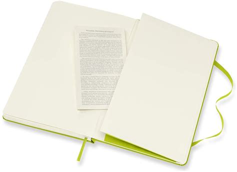 Carnet Moleskine Lemon Green Large Plain Notebook Hard Moleskine