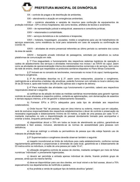 Leia O Teor Do Decreto 14263 Que Coloca Divinópolis Na Onda Roxa