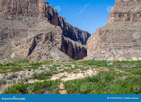 Santa Elena Canyon In Big Bend National Park Stock Photo Image Of