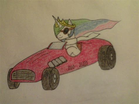 481690 Safe Princess Celestia Female Racecar Solo Derpibooru