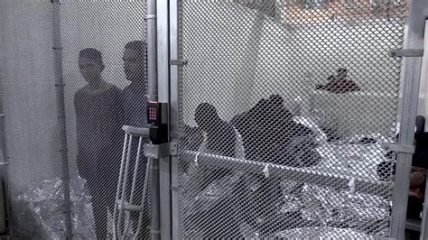 Immigrant Kids Seen Held In Fenced Cages At Border Facility