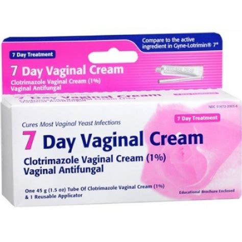 Clotrimazole 7 Vaginal Cream 45 G Treat Vaginal Yeast Infections By