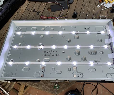 Lg 32 Tv Repair Led Strips Change 5 Steps With Pictures