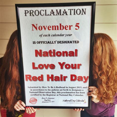 Natural Redheads Rejoice Now Theres A National Holiday