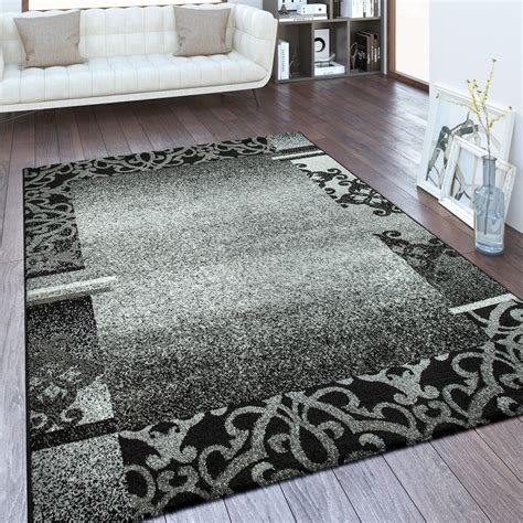 Mit einem teppich in anthrazit haben sie eine vielfalt an gestaltungsmöglichkeiten. Designer Teppich Bordüre Anthrazit | TeppichCenter24