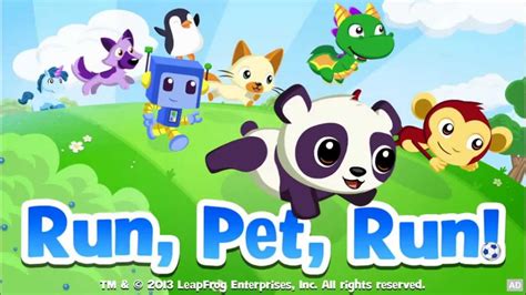 Looking for apps to play as a family or with friends? LeapFrog Game App: Run, Pet, Run! - YouTube