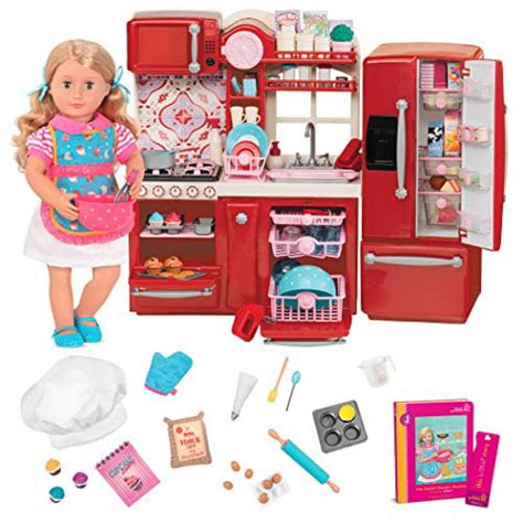 Our Generation By Battat Jenny 18 Baking Posable Doll And Gourmet