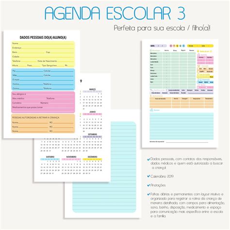 Modelo De Agenda Escolar 2022 Imagesee