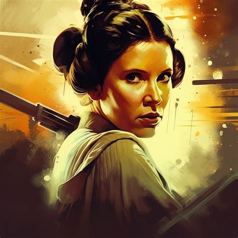 Princess Leia Star Wars Women Ai Images