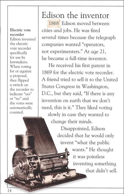 Thomas Edison Great Inventor Dk Reader Level 4
