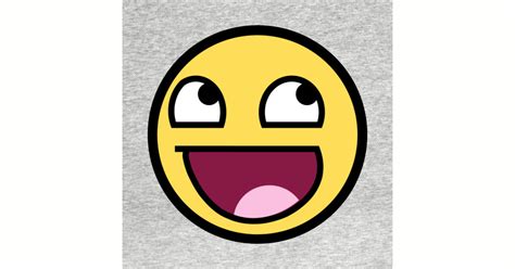 Awesome Face Epic Smiley Awesome Face Sticker Teepublic