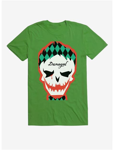 Dc Comics Suicide Squad Joker Mask T Shirt Hot Topic