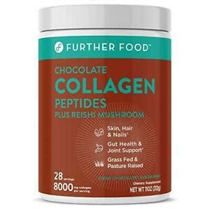 Add chocolate collagen, cocoa powder, and vanilla extract. Further Food Collagen Peptides Protein Powder, Dark ...