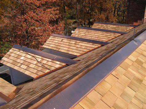 Cedar Roof Copper Ridge Caps New Dimension Construction