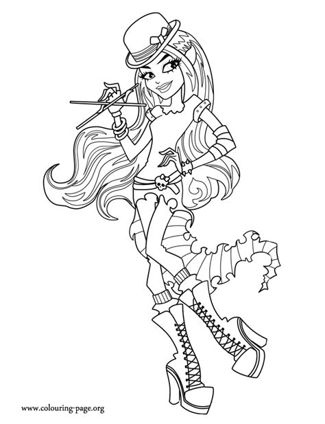 Monster High BOOLu Cerone coloring page