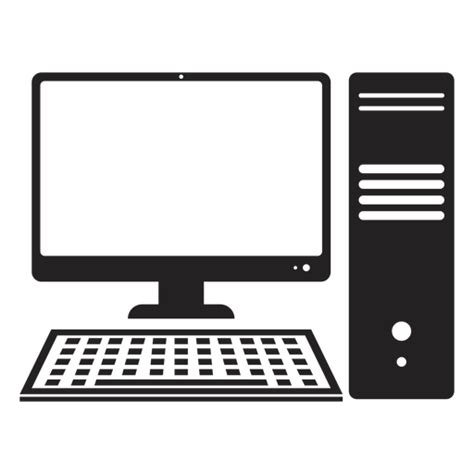 Desktop Computer Symbol Computer Transparenter Png Und Svg Vektor