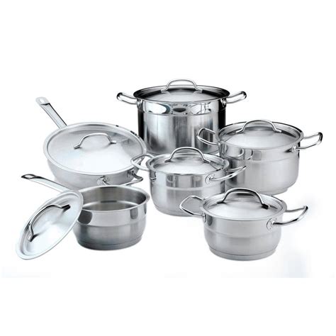 Berghoff Hotel 12 Piece 1810 Stainless Steel Cookware Set 1112138