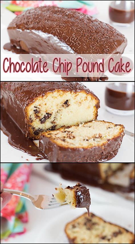 Our most trusted easy chocolate chip cake recipes. Chocolate Chip Pound Cake with Chocolate Ganache | Recipe ...