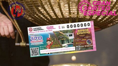 Gran Sorteo Especial 271 ¿qué Ofrece El Premio De La Lotería Nacional Este 21 De Marzo 2023