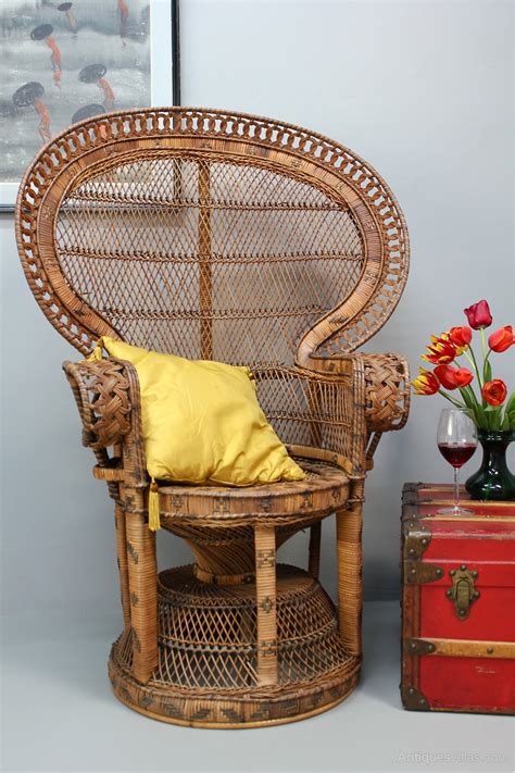 Antiques Atlas 1960s Rattan Peacock Chair