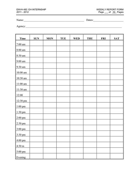 Daily Log Sheet Template Excel