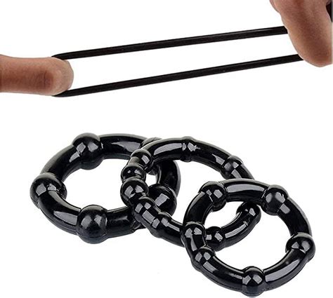 Newly Upgraded Cock Rings For Men 3pcs Cockring Male Sex Adult Toys For Couples Men Pleasure
