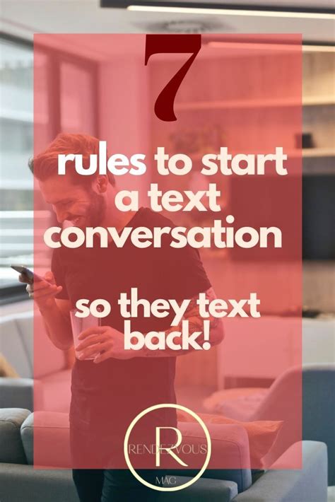 If you don't have a date lined up yet, you can use your first text message to keep the. How to Start a Conversation Over Text that Can't be ...