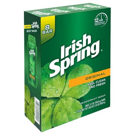 Irish Spring Deodorant Soap Original 8 Bars Bar Soap Meijer Grocery