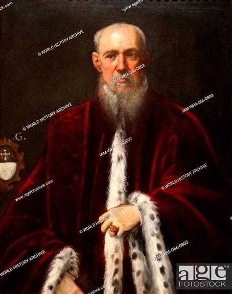 Portrait Of Attorney Alessandro Gritti By Tintoretto