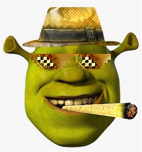 Golden Mlg Shrek Face Bling Shrek Dank Meme Funny Wow Dank Memes