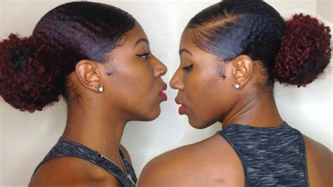 And these cuts really are. Learn How To Do Sleek Bun Hairstyle On Natural Hair | A ...
