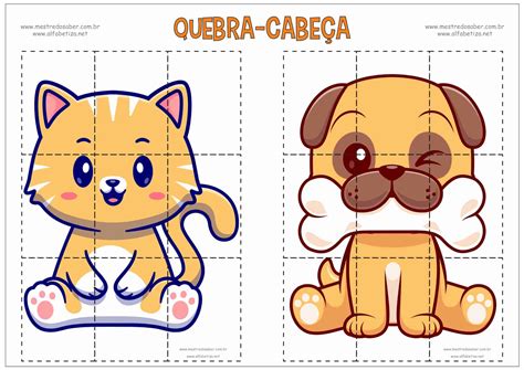 Objetivos Quebra Cabeça Educação Infantil