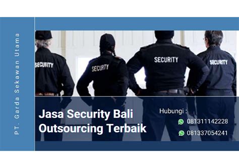 Wa 0813 3705 4241 Bali Security Services Perusahaan Jasa Keamanan