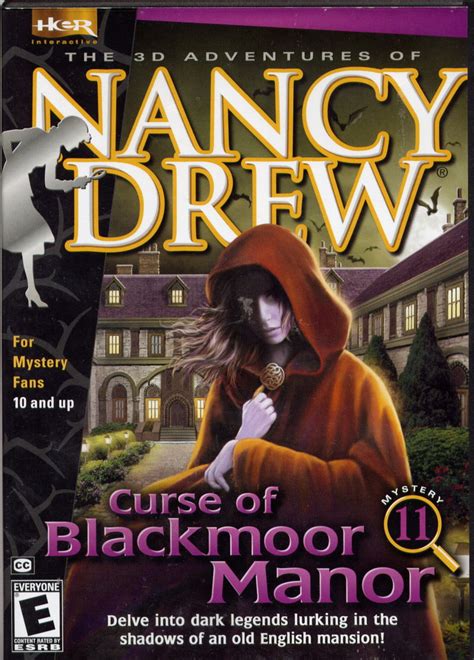 You, as nancy drew, embark on your first international. Nancy Drew: Curse of Blackmoor Manor (2004) box cover art ...