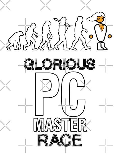 Glorious Pc Master Race Poster By Nvdesigns Redbubble